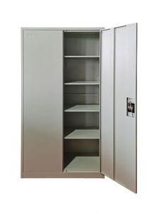 Armoire de bureau en acier à 2 portes, directement de l'usine, armoire de rangement de fichiers de bureau, armoire de rangement moderne en métal pas chère - Product Image 1