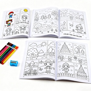 Libro Espiral de Animales para la Educación Temprana con Impresión Personalizada, Libro de Pintura de Acuarelas para Graffiti - Product Image 1