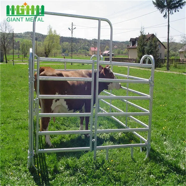 Pannelli in acciaio saldato a prezzi di fabbrica per allevamento di bestiame di capra recinzione facile installazione utilizzata per Gate-3D modello