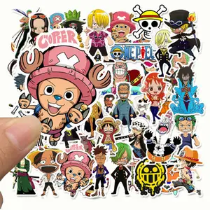 50PCS Anime 2020 ONE PIECE Rufy Adesivi Per Auto Del Computer Portatile PVC Zaino Casa Sticker Pad Bicicletta PS4 impermeabile Decalcomania