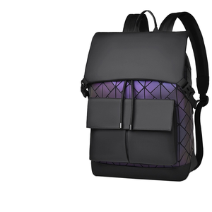 Men's High-End <b>15</b> Inch <b>Laptop</b> Backpack Fashionable PU and Polyester Lined Waterproof Business Travel <b>Bag</b> New - Product Image 3