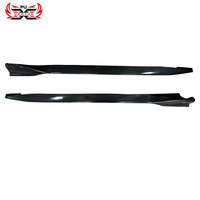 Pour Toyota Gr Supra A90 A91 Mk5 AD V1 Style jupe latérale en Fiber de carbone sèche becquet accessoires de voiture Kit de carrosserie