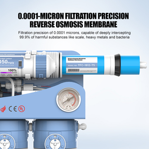 Filtre à <span class=keywords><strong>eau</strong></span> <span class=keywords><strong>alcaline</strong></span> RO 7 étapes 75 GPD sans réservoir avec auto-nettoyage pour hôtels et usage extérieur - Certifié FCC RoHS CE Personnalisé - Product Image 2
