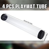 Tube en plastique acétate suspendu compact transparent pour l'affichage et l'emballage de petits objets