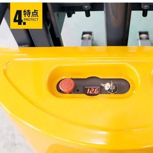 Gerbeurs semi-électriques Suzhou Lifute 1, 1,5 et 2 tonnes, chariots élévateurs d'entrepôt à pneus pleins, type poussé - Product Image 4