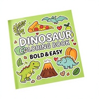 Livre de coloriage personnalisé avec motifs mignons, idéal pour les fêtes d'anniversaire, dessins animés, impression offset sur papier d'art de qualité supérieure