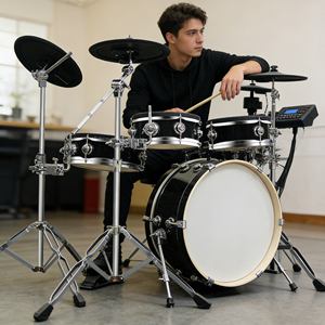 ชุดดนตรีครบวงจร: <span class=keywords><strong>เครื่องดนตรี</strong></span>ประเภทเคาะ และกลองไฟฟ้า เหมาะสำหรับศูนย์ชุมชนและ<span class=keywords><strong>วง</strong></span>ดนตรี - Product Image 3