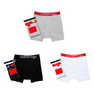 Calzoncillos para Hombre de Talla Grande, Transpirables, con Logotipo Personalizado, Impresos, de Secado Rápido, Ecológicos, MOQ 100PCS - Product Image 4