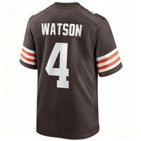 Jahitan Berkualitas Terbaik Dapat Disesuaikan # 2 MESIN SANDING # 24 CHUBB # 4 WATSON # 95 GARRETT Jersey Sepak Bola Amerika