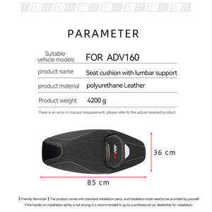 Pour Honda Adv 160 <span class=keywords><strong>2021</strong></span>- 2024 accessoires housse de sièges de moto ensemble de coussin modifié coussin de siège souple confortable - Product Image 6