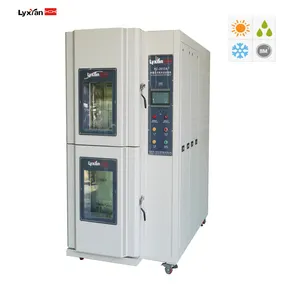 ラボバッテリー2室高温および低温衝撃試験機IEC60068-2-14標準熱衝撃試験室