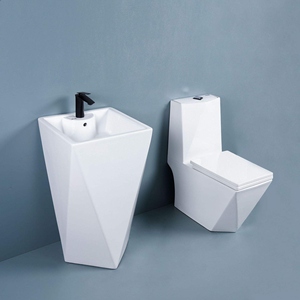 WC monobloc en porcelaine sans bride à chasse d'<span class=keywords><strong>eau</strong></span> Tornado avec siphon en S pour salle de bain, économique - Product Image 6
