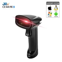 Lecteur de codes-barres thermique portable sans fil Bluetooth 2D JR05W, prix usine, pour supermarchés, entrepôts et transport (usage courant)