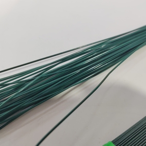 Suministro de fábrica, gran oferta, 18, 20, 22, 24, 26, calibre 30, alambre de flores de color verde recubierto galvanizado, alambre de hierro floral - Product Image 2