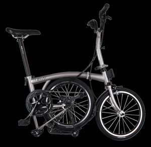 Bicicleta Plegable de <span class=keywords><strong>16</strong></span> Pulgadas, 6 Velocidades, Frenos C, Ligera, Portátil, con Marco de Acero de Tres Pliegues - Product Image 4