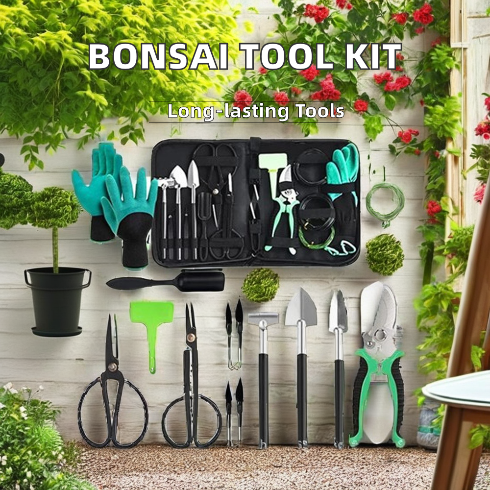 24-Piece Industrial Grade Bonsai Tool Kit DIY Potted Plant Styling  Maintenance Gardening Pruning Tool Set Manual for Beginners| Alibaba.com