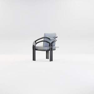 Meubles de restaurant d'extérieur Foshan Kingmake pour hôtel, complexe hôtelier, terrasse de loisirs, chaise en aluminium - Product Image 5