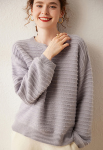 Maglione Casual da <span class=keywords><strong>donna</strong></span> con scollo girocollo in <span class=keywords><strong>maglia</strong></span> Jacquard in Cashmere - Product Image 6