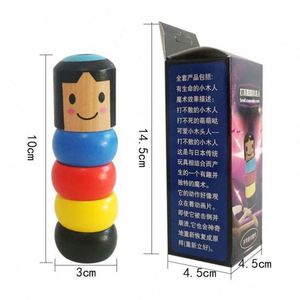 Juguete de Madera Daruma 2019, Truco de Magia Irrompible, Marioneta de Empujar, Magia Callejera con Instrucciones - Product Image 6