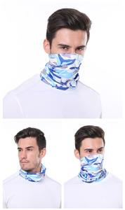 Masque de cyclisme en soie glacée, protection solaire extérieure, foulard magique polyvalent - Product Image 5