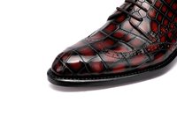 Chaussures habillées pour hommes 100 % cuir d'alligator brossé à la main, plusieurs styles et couleurs, personnalisation