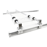 Kit de rails de guidage linéaire de haute précision de 20mm avec rail rond SBR pour machine de gravure et de fraisage CNC