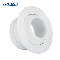 Diffuseur à jet Ventech pour système HVAC, buse à jet sphérique en aluminium, diffuseur d'air à œil de bœuf