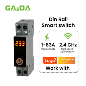 Disjoncteur intelligent Wi-Fi 63A 6kA, compteur d'énergie modulaire, rail DIN, minuterie MCB, certifié CE pour la maison et l'industrie - Product Image 5