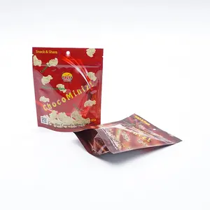 Wholesale Candy Doypack Smell Proof Stand Up Pouch Plastic Packaging Mylar ZipLock Bags