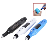 Kit de stylo de polissage pour mini ponceuse électrique USB avec 6 têtes de ponçage 3000-20000RPM pour le nettoyage et la finition des modèles d'impression 3D