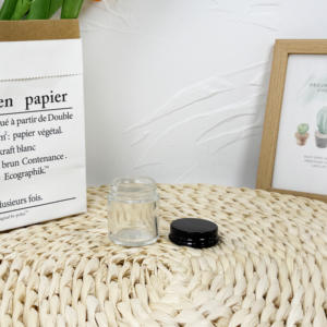 Venta al por mayor, 2oz, 6oz, tapa CR resistente a los niños, tapa de cúpula roscada, tarro de vidrio a prueba de niños para el cuidado de la piel, crema para los ojos, cosmética de cáñamo - Product Image 1