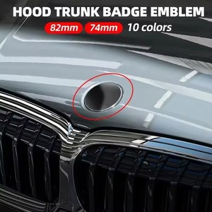 Emblema del logotipo de la insignia trasera del maletero del capó delantero de 82MM 74mm para E30 E38 E39 E46 E60 E61 E90 X1 X3 X4 X5 X6 E70 E83 X5 F10 F30 F32 - Product Image 4