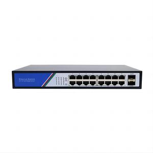 Nhà máy OEM 16 + 2 <span class=keywords><strong>SFP</strong></span> cổng 1000M <span class=keywords><strong>Ethernet</strong></span> chuyển đổi 16 cổng 1000M Mạng chuyển đổi cho mạng gia đình ISP - Product Image 1