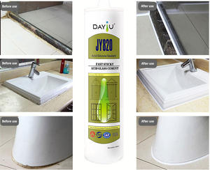 Guangzhou <span class=keywords><strong>JAYO</strong></span> fábrica buena adhesión impermeable cerámica decoración vidrio panel solar sellador de silicona acético - Product Image 6