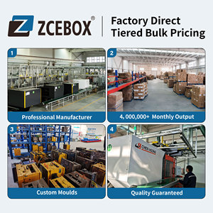 ZCEBOX ABS Black Waterproof IP67 Plastic Enclosure Box Electronic Instrument Case for Outdoor Electrical Projects Junction Box - Product Image 4