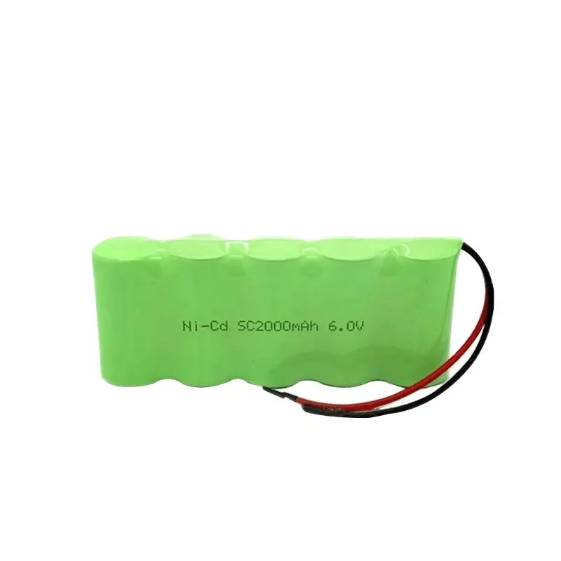 Penggantian lampu darurat baterai isi ulang 6v 4.5ah nicd sc 1800mah baterai 2000mah