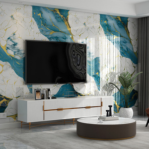 Great Quality Modern Waterproof Marble Tile Sticker PVC+<strong>Vinyl</strong> Peel Stick <strong>Wall</strong> Panel Self-Adhesive Household Backsplash - Product Image 1