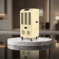 Nuevo Deshumidificador Industrial Eléctrico de 90L de Alta Eficiencia, Acero Inoxidable, 220V, para Uso en Interiores