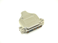 Capot métallique D-SUB de connexion 9W4, 2 pièces, capuchon en métal pour connecteur DB-SUB 25 broches avec surface lisse