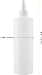 Nuevo Envase Vacío de Plástico Blando de 100ml, 1oz, 2oz, 4oz para Tinte de Cabello, Aceite Capilar, Aplicador de Presión, Botella con Tapa Dosificadora de Rosca para Pelucas y Champú - Product Image 2