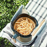 Papier parchemin antiadhésif anti-graisse imperméable résistant aux hautes températures pour friteuse à air pour pain lait alimentaire enduit industriel