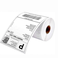 Prix de gros usine Rouleau d'étiquettes thermiques directes autocollantes 300 pièces pour expédition et bordereaux d'expédition 4x6 (100x150mm)