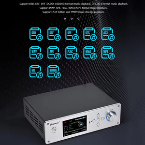Reproductor de música Digital <span class=keywords><strong>HIFI</strong></span> de escritorio, reproductor de música Digital Dual ES9038Q2M DAC QCC5125 Bt 5,1, decodificación de música giratoria, compatible con decodificación DSD256 DTS - Product Image 5