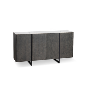 Mobile moderno con 4 porte zenzero nome 40 cm X 160 cm H. 85 cm realizzato in legno di Mango resistente per mobili Bar casa - Product Image 1