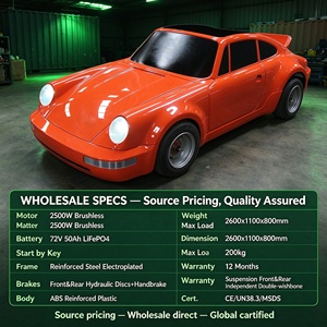 Go Kart Eléctrico 964 MCG, 72V, 80km/h, 100km de Autonomía, Retro, para Adultos, Uso en Exteriores, Personalización de Logotipo y Color, Venta al por Mayor y al por Menor, OEM - Product Image 5