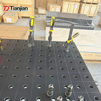 Banc de soudage 3D robuste D28 avec surface de fixation en fonte et localisateurs multidirectionnels pour la fabrication en atelier
