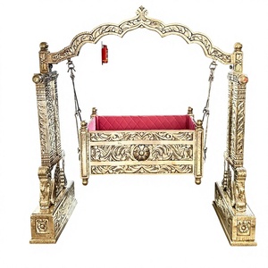 Palna Estilo del Sur de la India para Ceremonia de Namkaran, Decoración Tradicional para Eventos Jhoola, Baby Shower, Baby Jhula, Namkaran Vidhi, Oferta en Londres - Product Image 6