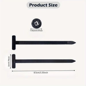 Sangles en plastique industrielles universelles à boucle en nylon pour fixation traversante de pare-boue, doublure intérieure de garde-boue et coffre - Product Image 5