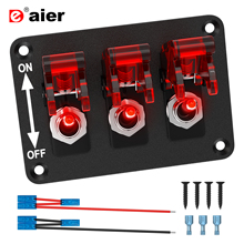 28MM 4Pin Red LED Lighted ON-OFF Push Button Switch the Power Switch Button Start Switch Accessory for Kids Powered Ride