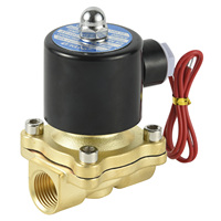 Vanne solénoïde DC à action directe 2 voies SY5120-5LZD-01 G1/2 en alliage d'aluminium pour eau, air, huile, automatisation industrielle